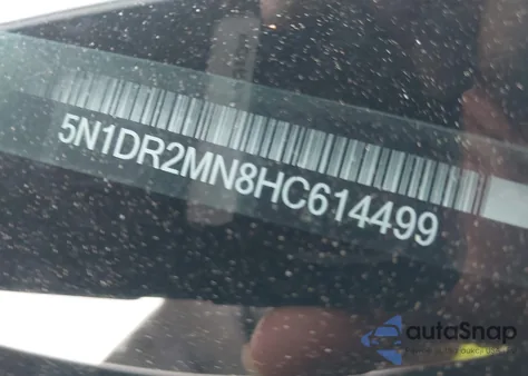 2017 Nissan Pathfinder Platinum/S/Sl/Sv из США, поврежденный, VIN 5N1DR2MN8HC614499